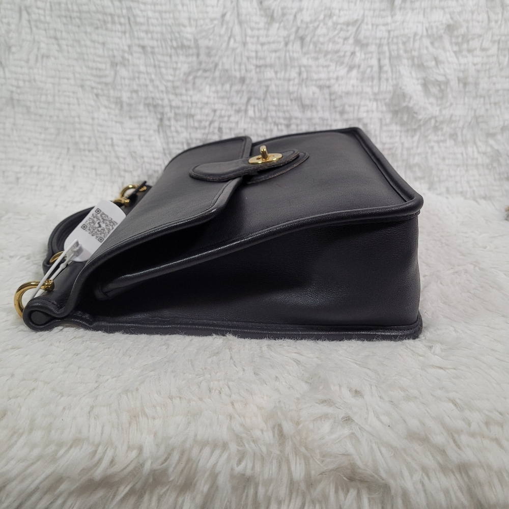 SOLD!!! Black Vintage Coach Willis Bag #9927 - Picture 4 of 9